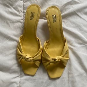 Zara Yellow Sandals